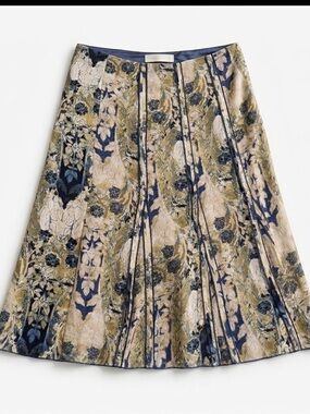 Tape measure by Anthropologie Cream A-Line Women's Skirt